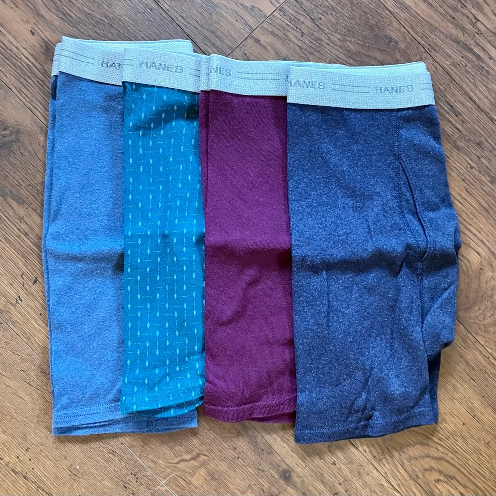 Hanes Comfort Flex Boxer Briefs - 4 pairs